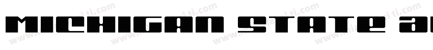 Michigan State Alternative字体转换